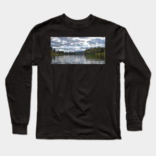 Paddling on the Shuswap River Long Sleeve T-Shirt